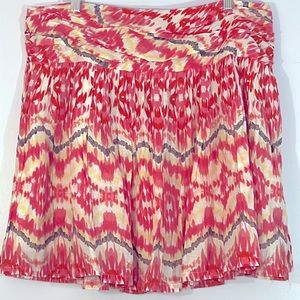 Whimsical Joe Fresh size 14 lined cotton mini skirt
